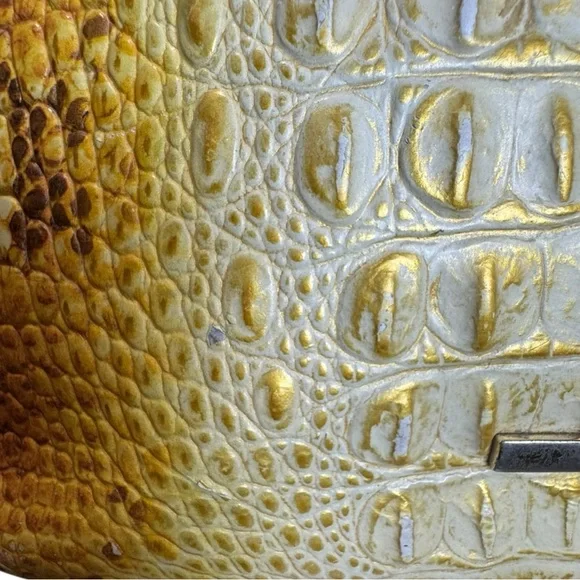 Brahmin Katie Crossbody Canary Yellow Ombré Bag - Picture 15 of 15